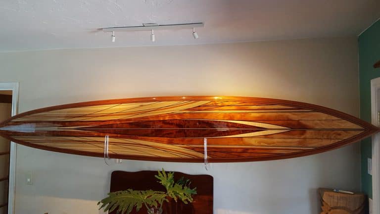 Wood Surfboard - Viking | Decorative Surfboards | Michael Rumsey Art